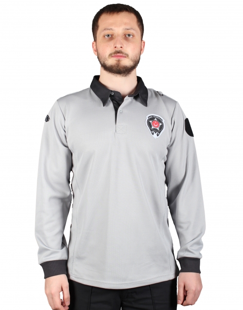 Yeni Tip Kamu Özel Güvenlik Kıyafetleri Güvenlik Tişört Uzun Kol