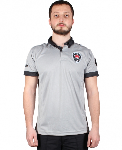 Yeni Tip Kamu Özel Güvenlik Kıyafetleri Güvenlik Tişört Kısa Kol